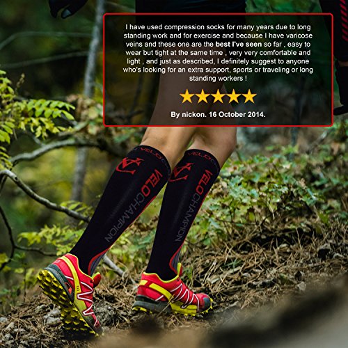 VeloChampion Kompressionssocken Kompression Socken Compression Socks – Sports, Laufen, Radfahren, Triathlon - 5
