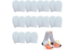 AOMIGT 10 paia di cuscinetti termici per 7 ore di calore, scaldapiedi pronti all'uso, scaldapiedi extra caldi, ideale per attività all'aperto e sci, cuscino termico