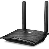 TP-Link TL-MR100, N300 Mbps Kablosuz 4G LTE Router, 4G/3G SIM Yuvası, 32 Cihaza Kadar Bağlantı, Yapılandırma Gerektirmez, Kon
