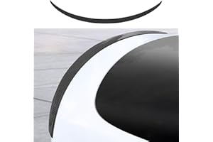 TOPABYTE Becquet Tesla Model Y 2020-2023 Ailettes Performance Spoiler Original Aileron Arrière Lèvre D'aile Queue Aile Accessoires (Carbone Brillant)