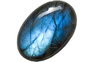 ERLIWAY Labradorite Healing Crystal Stones, 1.25-2.0" Large Reiki Healing Gemstones Natural Tumbled Polished Stones for Energy Witchcraft Therapy Meditation