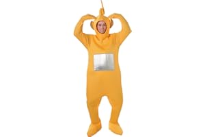 Rubie's, costume ufficiale dei Laa-Laa Teletubbies, per adulti, giallo, taglia unica, taglia standard