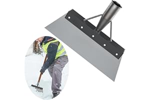 ADLUH Pelle de nettoyage, pelle de jardin multifonctionnelle, pelle de nettoyage de jardin, pelle en acier pour plantes, ferme, outil de désherbage