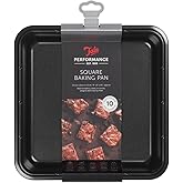 Tala Performance, Square Cake Tin, Professional Gauge Carbon Steel with Eclipse Non-Stick Coating, 23 x 23 x 4.2 cm Cake Pan;