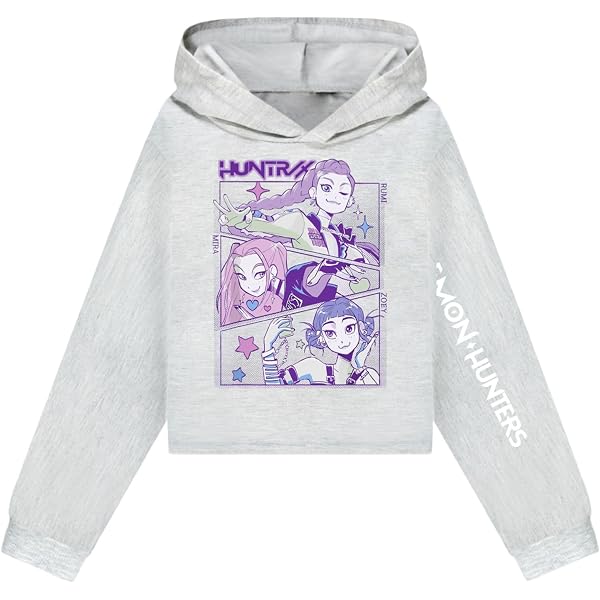 Generisch Demon Hunters Hoodie Für Mädchen Jungen Produktbild-Vorschau 4