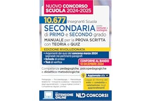 Manuale con teoria e test di verifica per il nuovo concorso docenti scuola 2024/2025