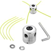 Tête De Fil Double Bobine M10x1.25 Pour Débroussailleuse - Filet à Gauche, Capacité 4m Fil 2.4mm, Compatible Nombreuses Marques