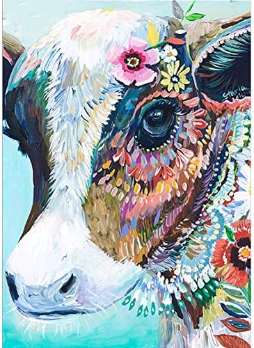 5D DIY Full Drill Diamond Painting by Number Kits, Crystal Rhinestone Diamond Embroidery Paintings Pictures Arts Craft for Home Wall Decor, 11.8 X 15.7 Inch