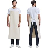 Nanxson Delantal Impermeable de Goma Gruesa, Delantal de Carnicero Hombre | Delantal de Trabajo Resistente a Aceites y Qu&iacute;mic