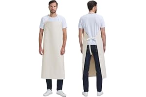 Nanxson Grembiule impermeabile PVC doppio spalla zaino grembiule da lavoro regolabile per l'industria, servizio alimentare, macellaio, pulizia pesce CFS0004