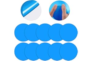 LacyMC 10 Stück Selbstklebende Reparaturflicken Pool für Schwimmbäder,Reparaturset für Unterwasserpools,für Wasserbetten,Aufblasbare Sofas/Pools