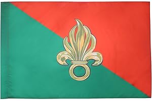 AZ FLAG - Flagge Frankreich Légion Étrangère - 150x90 cm - Fremdenlegion Fahne 90 x 150 Cm Scheide Für Mast - Flaggen