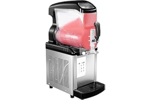 ‎VEVOR VEVOR Gewerbliche Slush Eismaschine 6L Edelstahl Slusheis Maschine Slushmaschine Slushgerät