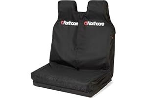 Northcore Funda de asiento doble Van- Negro