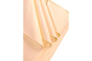 BCREATIVETOLEARN Crème de 50 feuilles de papier de soie sans acide, papier de soie, d'art papier cadeau papier de soie, tissus, papiers pour décorations
