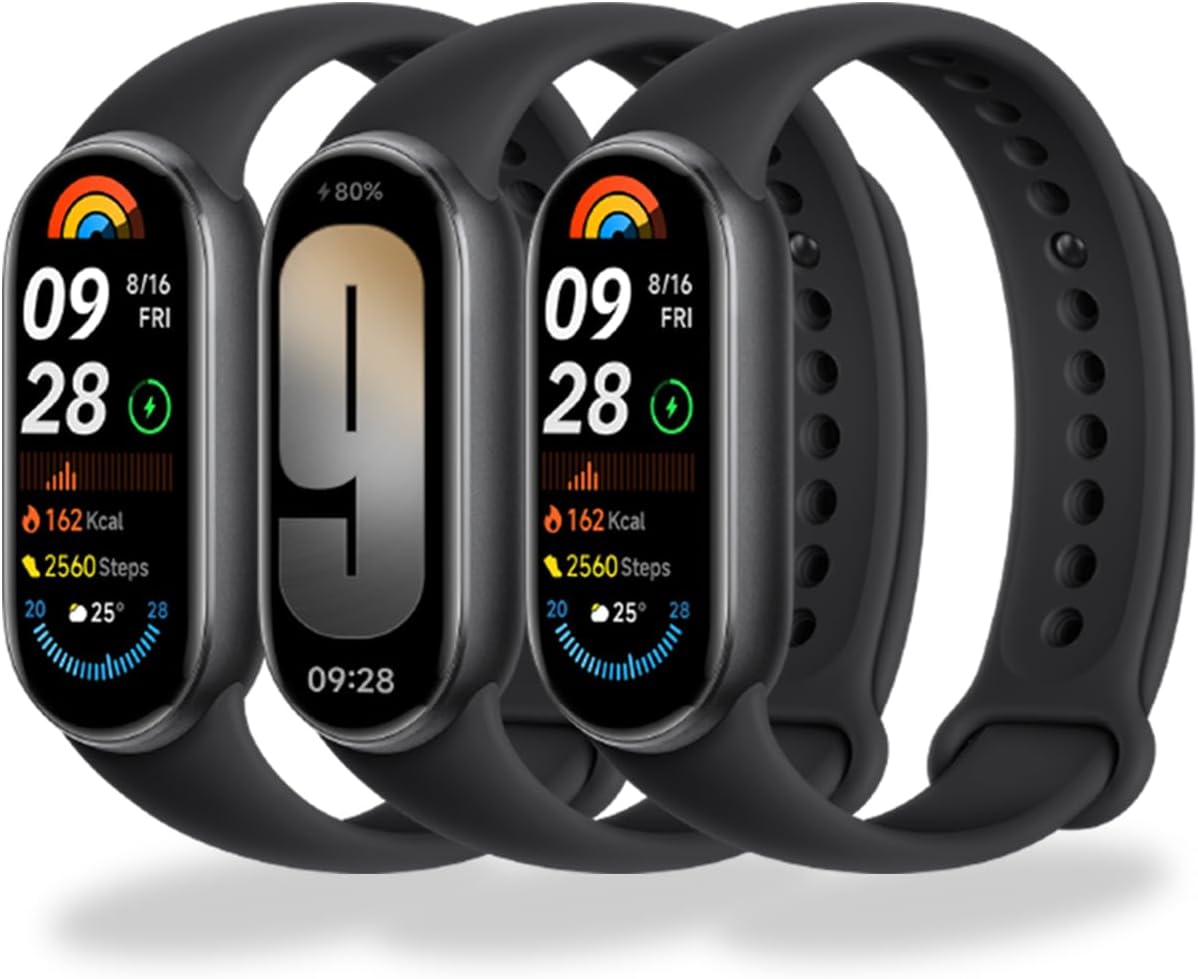 BABEJIA 3-10 Piezas Correas Compatibles con Xiaomi Smart Band 10/9/8, Pulseras Deportivas Suaves, Correa con Conector de Metal, Transpirable, Ajustable, Liberación Rápida