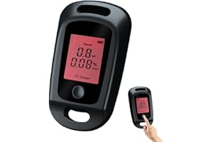 Voiakiu Alcoholímetro Alcohol,Alcohol en Aliento Digital portátil - Alcoholímetro Alta precisión sin Contacto para Uso Personal y Profesional, Alta sensibilidad