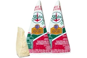 ILGUSTONLINE 2 X Pecorino Romano DOP - Stagionato 12 Mesi - Premiato da Gambero Rosso - 100% Italiano ed Artigianale