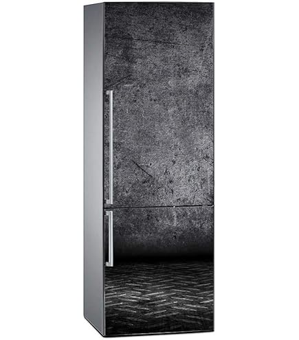 Vinyle Réfrigérateur Américain Tête Tigre Blanc Et Noir | 90