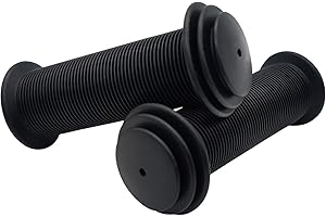 PESLOGY 2pcs Non-Slip Soft Rubber Cycling Grips for Kids, Mountain, Scooters, Balance, Folding Bikes