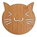 Produktbild Anwaz Lovely Hollow Wooden Carved Coaster Hitze-isolierte Anti-Rutsch-Cup Mat Küche Geschirr A02