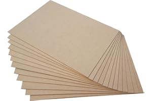LaserSmith A3 Blank MDF Sheet 5-Piece, 6 mm Thick, Grey