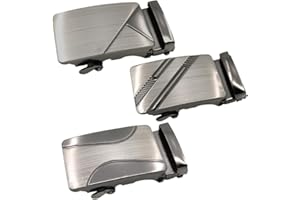 XPEX 3 piezas de hebilla de cinturón de los hombres hebilla de cinturón se puede utilizar para el reemplazo de la cabeza del cinturón, los mejores regalos para los hombres