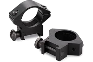 YONCONO Montaje Anillo de Montaje para mira telescópica,25,4 mm Diámetro de Anillo