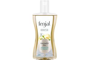 Fenjal Sensitive Shower Oil, Lightly Foaming Milk, Smooth & Hydrating, 225 ml