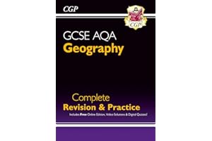 GCSE Geography AQA Complete Revision & Practice includes Online Edition, Videos & Quizzes: for the 2026 and 2027 exams (CGP AQA GCSE Geography)