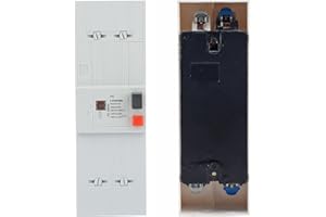 BOABY Disjoncteur Réglable En Courant, 30A/40A/50A/60A Courant Réglable Commutateur D’Air De Protection De Circuit Basse Tension En Avec Multiprotection, Pour Circuit Électrique 2P 220V / 230V