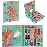 PLUSPOINT Kids Makeup Kit for Girl, Washable Makeup Set for Girls, Makeup Set for Kids, Girl Toys Children Play Makeup Kit wi
