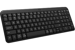 Logitech K250 Bluetooth Keyboard with Numpad, Easy Connectivity, Compact Wireless Keyboard Made with Recycled Plastic, Spill-Resistant, Comfortable Keys - Windows/MacOS - Graphite
