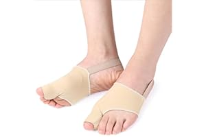 Magiho Hallux Valgus Korrektur, Wiederverwendbar Hallux Valgus Schiene, 1 Paar Ballenzehen Korrektur mit Anti-Rutsch Gürtel und Gel-Pads für Schmerzlinderung Damen, Herren, Größe S