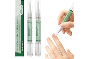 QOCUILC 2 Stück Nagelpflege-Stift für gesunde Nägel, Tägliche Anwendung mit Teebaumöl, Aloe Vera & Vitamin E – Für Hände & Füße
