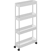 Scaffale SONGMICS 4 Ripiani, Regolabile, Porta Fino A 520 Kg - Perfetto Per Cucina, Soggiorno, Garage, Colore Greige E Nero