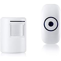 Durchgangsalarm, HommyFine Ladenglocke Funkalarmanlage mit Bewegungsmelder Zutrittsmelder Beweungsklingel mit 36…