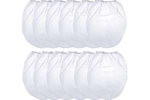 WPNCYK Paint Strainer, 12 Pack Paint Strainer Bags, Fine Mesh Paint Filters Strainers for Spraying Paint, Ink, Gardening, Hydroponics, 32 * 28cm, Polyester Material