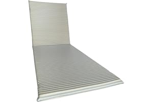 Il Tuo Artigiano Design Coussin rembourrŽ pour Chaise Longue, 190 x 60 cm, entirement Amovible en 100% Coton (Blanc et Bleu)