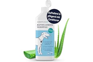 ‎HUNDEPFLEGE24 Hundepflege24 Dog Shampoo White Fur - Brightening & Nourishing - Anti-Yellow Tint Formula for Strong, Nourished, Radiant Coat - With Nourishing Conditioner for Easy Combing - 500 ml