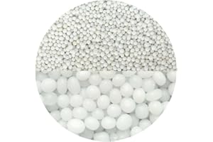 trendfinding 100 g de granulés retenant l'eau Blanc, granulométrie 3.5-4 mm, décoration pour Fleurs et Plantes, 10 litres très économique, Utilisation Polyvalente