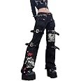 Jean Baggy Femme Y2k - Taille Basse, Coupe Boyfriend Oversize, Style Vintage Streetwear Pour Loisirs - 7