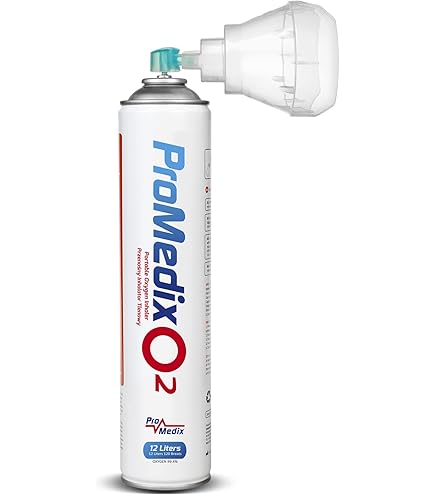 EVOLVE 15-Litre Pure Oxygen Canister With Breathing Cup | Portable Oxygen Can | Ideal For Home Use And Outdoor Activities | Designed By Firefighters | Made In Britain | Pack Of 1
