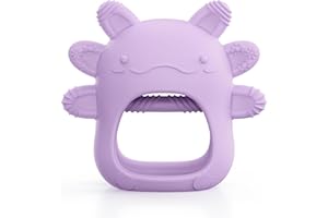 akolik Mordedor Bebe, Guantes Molares de Silicona para bebés, Juguete Agarrar, Accesorio de Enfermería la Dentición sin BPA para Bebés de más de 3 Meses