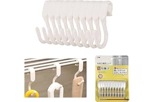 RICHSUM 10 Pack Multi-Purpose S-Shaped Hooks,Utility S Shaped Hook Space Saver ABS Plastic Heavy Duty Hangers Perfect for Drainers Shelve,Hanging Shirts, Tableware,Towels, Kithcen, Bathroom