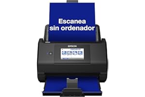 Epson - WorkForce ES-580W, escáner de documentos (sin PC, 35 páginas o 70 fotogramas por minuto, hasta A4, escaneo a doble cara de una sola vez, orientación automática)