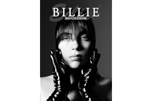 HOLLYWOOD IDOLS Billie 2024 A3 Rebel Music Wirobound Wall Calendar The Perfect Xmas or Birthday Gift
