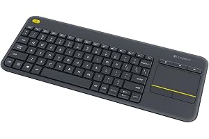 K400 Plus Trådlös Touch TV-tangentbord med mediakontroll