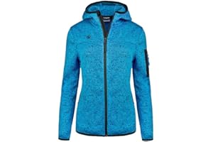 Izas - Chaqueta Polar para Mujer - Chaqueta con Cierre y Bolsillos de Cremallera - Chaqueta Térmica de Capucha de Rápido Secado - Ideal para Actividades al Aire Libre - Alder