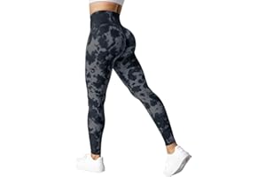 ZAAYO Damskie legginsy gimnastyczne sportowe boty Scrunch Butt High Waist bezszwowe spodnie do jogi